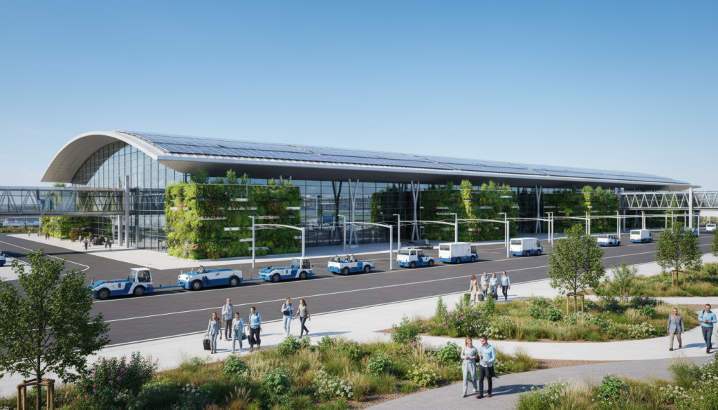 découvrez comment brussels airport s'engage activement pour un avenir plus durable en adoptant des pratiques écologiques et innovantes pour réduire son impact environnemental.