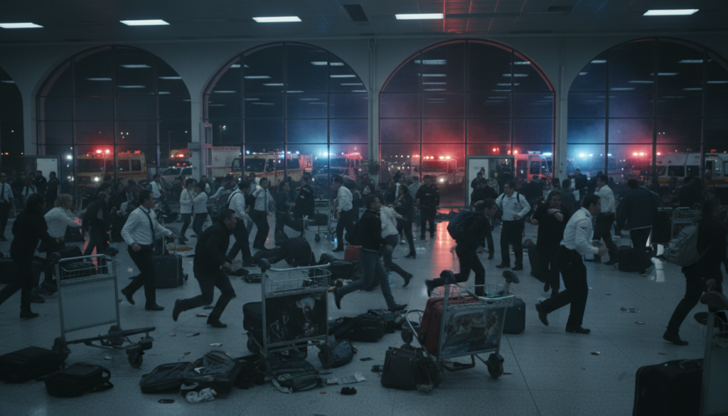 Chaos nocturne : une nuit de cauchemar à l&rsquo;aéroport