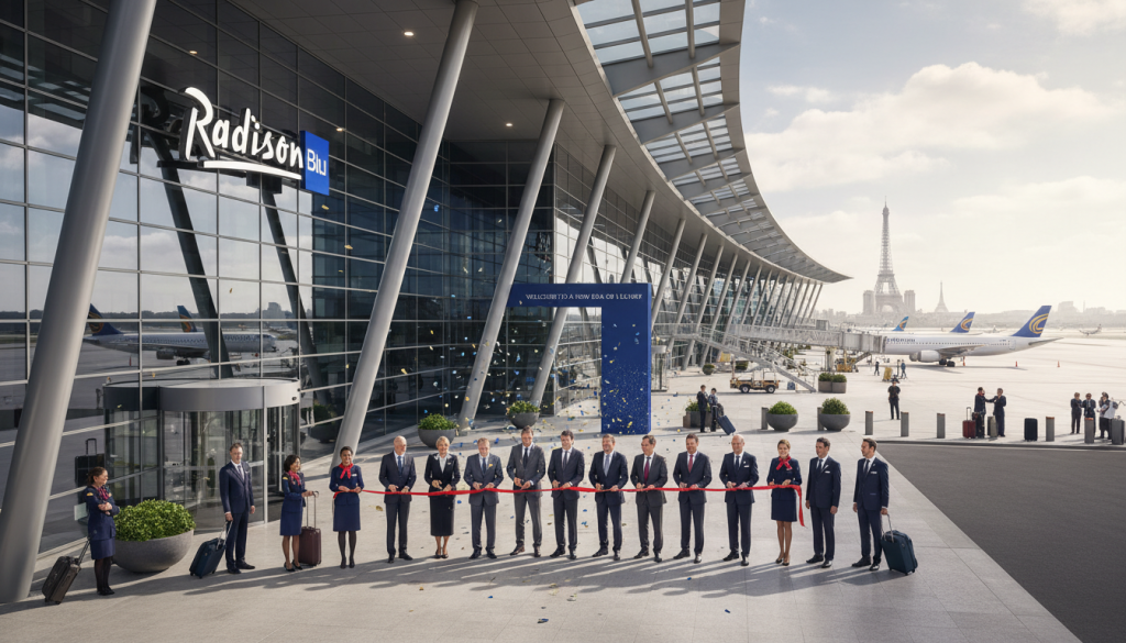 découvrez l'inauguration du radisson blu cdg airport terminal à paris, symbole d'une nouvelle ère de l'hôtellerie de luxe au cœur du premier aéroport européen, alliant confort, modernité et accès direct aux terminaux.