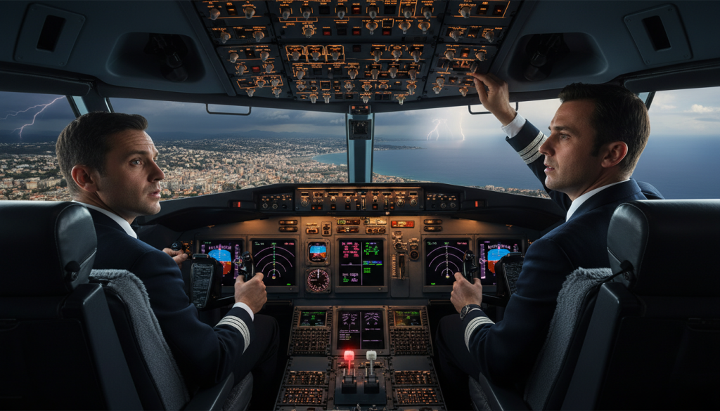 découvrez le témoignage exclusif depuis le cockpit lors d'un incident à bord d’un avion luxair à nice. plongez au cœur de l'événement vécu par l'équipage.