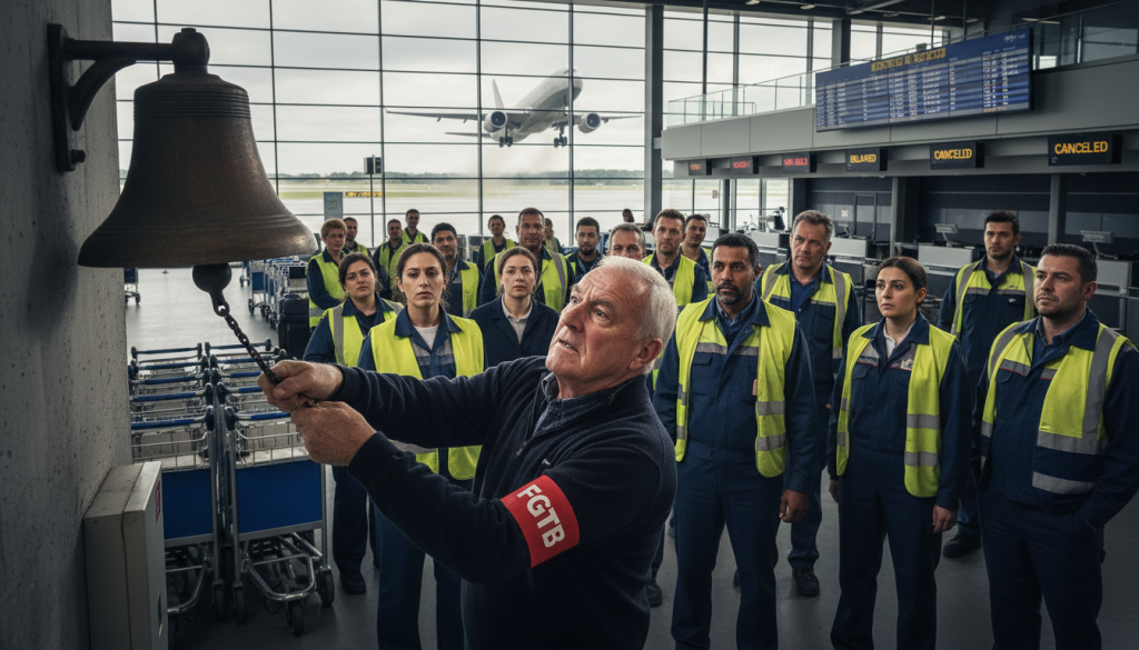 la fgtb alerte sur des licenciements jugés cyniques à l'aéroport de liège, dénonçant une situation sociale préoccupante et appelant à la vigilance.
