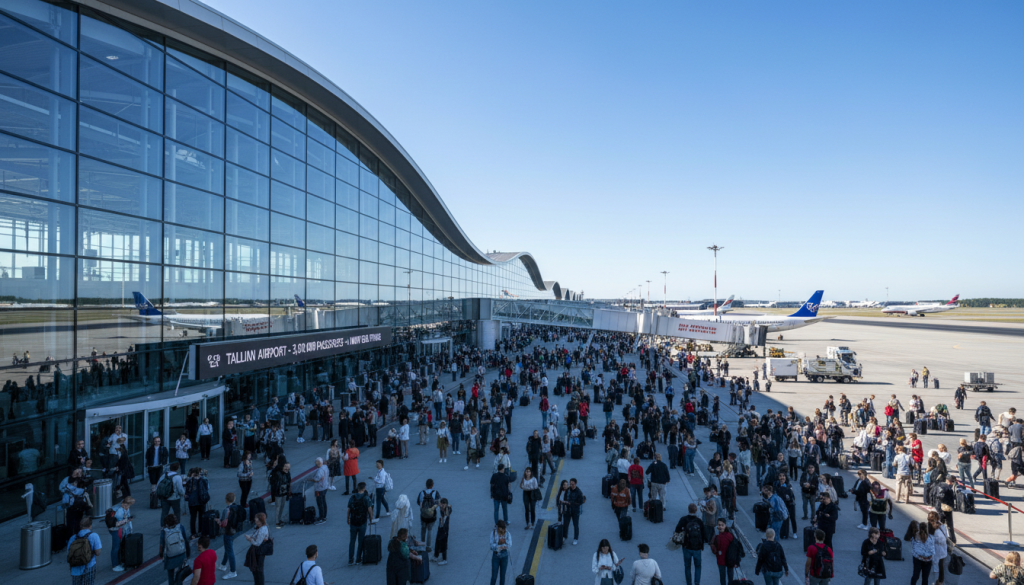 l'aéroport de tallinn atteint un record historique en 2025 avec 3,5 millions de passagers, marquant une étape majeure dans son développement et son attractivité.