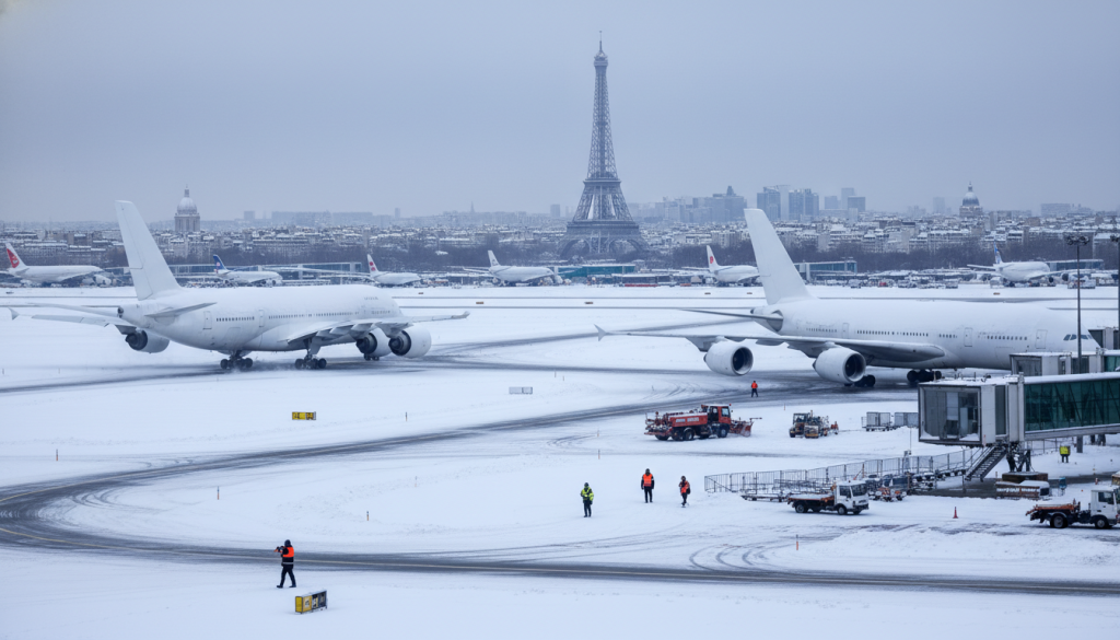 découvrez comment la neige à paris a perturbé 15% des vols dans les aéroports de la capitale, entraînant retards et annulations. restez informé des dernières évolutions pour mieux préparer vos déplacements.