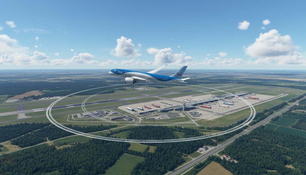 découvrez pourquoi un avion tui réalise des cercles au-dessus de l'aéroport de liège ce jeudi et ce que cela signifie pour les vols et la sécurité aérienne.