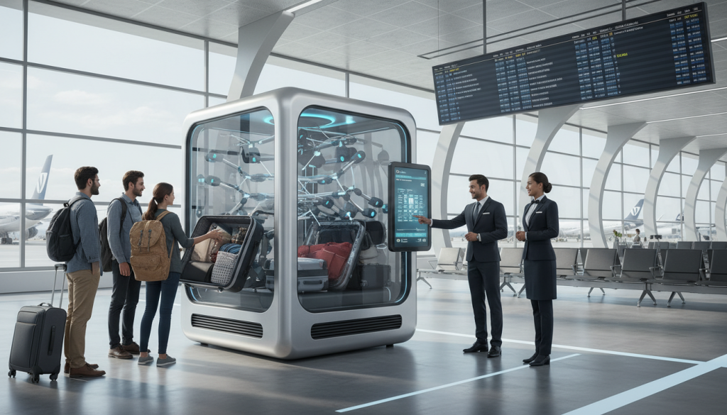 découvrez comment cet aéroport innove en proposant une solution ingénieuse pour aider les touristes à optimiser l'espace dans leurs valises en laissant leurs bagages derrière.