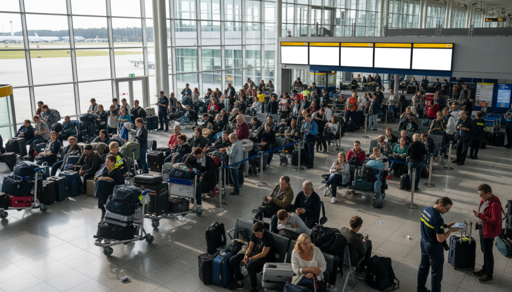 un problème technique à brussels airport cause des retards importants, avec des temps d'attente pouvant atteindre jusqu'à 2 heures à l'arrivée. découvrez les détails et conseils pour gérer cette situation.