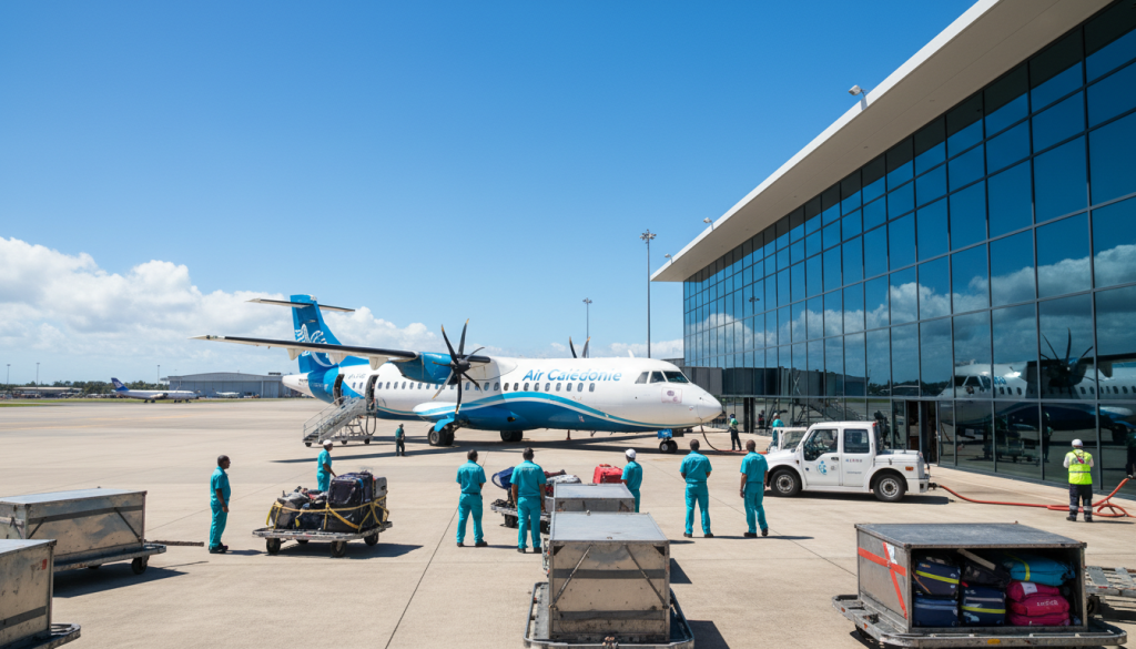 l’aéroport international de tontouta se prépare à accueillir la compagnie air calédonie, renforçant ainsi les connexions aériennes et facilitant les voyages en nouvelle-calédonie.