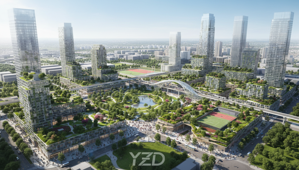 découvrez le mégaprojet yzd, une transformation spectaculaire de l’aéroport de downsview en un quartier urbain innovant de 30 milliards de dollars à toronto, alliant modernité, durabilité et connectivité.