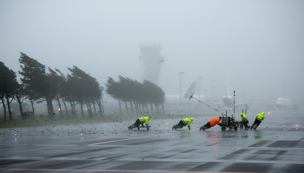 découvrez les dernières informations sur les vents violents et le brouillard impactant les conditions météo à l'aéroport nantes atlantique, perturbant les flux de voyageurs et les opérations.