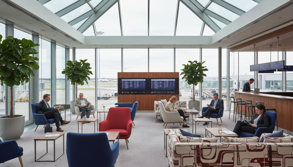 découvrez le pop-up loft exclusif de brussels airlines à l'aéroport de bruxelles, conçu par wewantmore, offrant une expérience unique et conviviale pour les voyageurs.