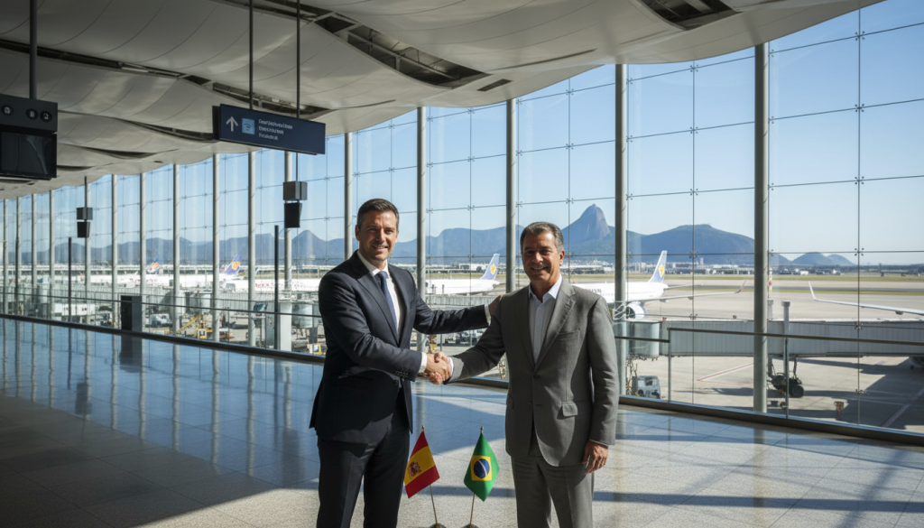 aena, le géant espagnol de la gestion aéroportuaire, remporte le contrat pour gérer le principal aéroport de rio de janeiro, renforçant sa présence internationale.
