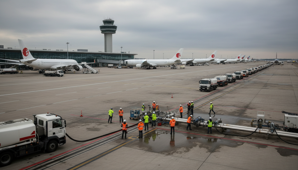 découvrez les solutions mises en place pour surmonter la crise de carburant à l'aéroport de liège et rétablir la situation rapidement, selon rtbf.
