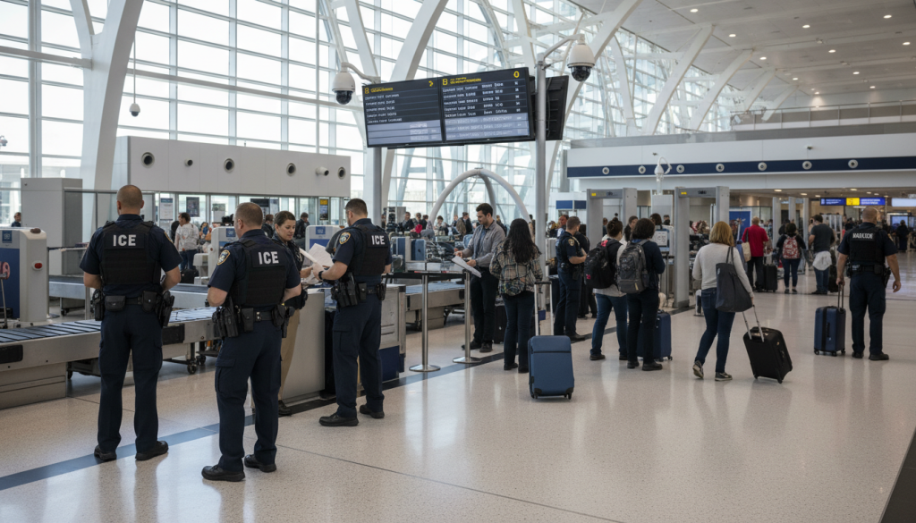 découvrez comment l'ice renforce la sécurité en déployant des agents dans 14 aéroports américains pour protéger les voyageurs et prévenir les menaces.
