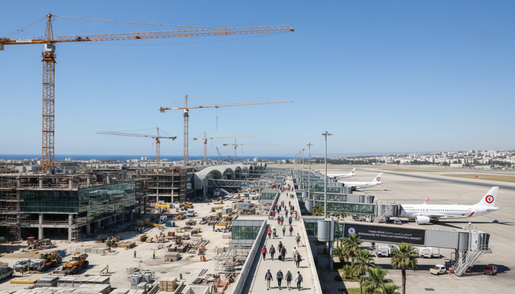 découvrez comment l'aéroport tunis-carthage en tunisie se prépare à accueillir jusqu’à 18,5 millions de passagers grâce à un projet d’extension ambitieux visant à améliorer ses infrastructures et services.