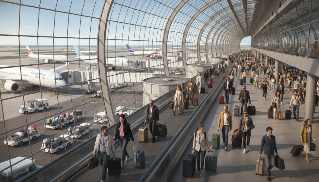 en mars 2026, le trafic aéroportuaire d'adp enregistre une hausse de 3,4%, témoignant d'une reprise progressive et soutenue du secteur aérien.