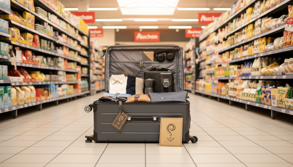 Grande valise à prix incroyable chez Auchan : erreur de prix ou opportunité à ne pas manquer ?
