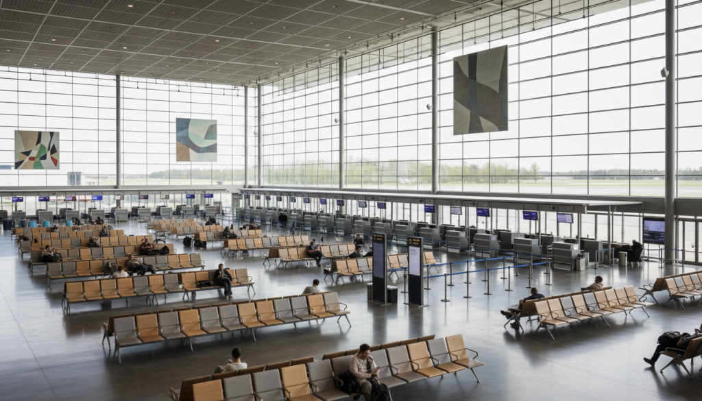 découvrez comment la guerre au moyen-orient a entraîné une baisse significative de 50 000 passagers à l'aéroport de bruxelles en mars, impactant le trafic aérien et le tourisme.