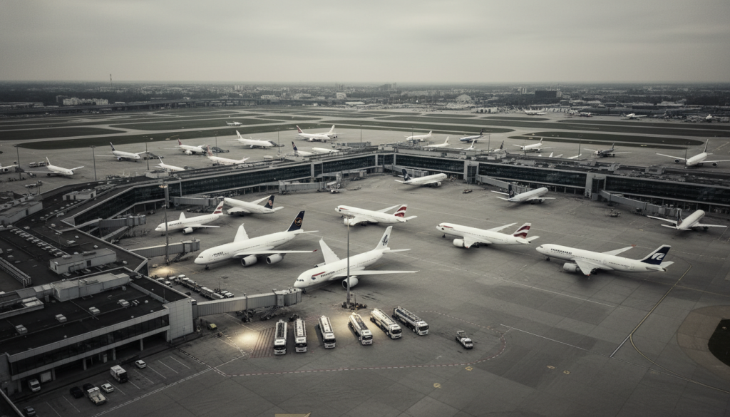jpm dévoile les compagnies aériennes et aéroports européens les plus exposés aux risques liés à la crise du kérosène, analysant leur vulnérabilité face à la hausse des coûts énergétiques.