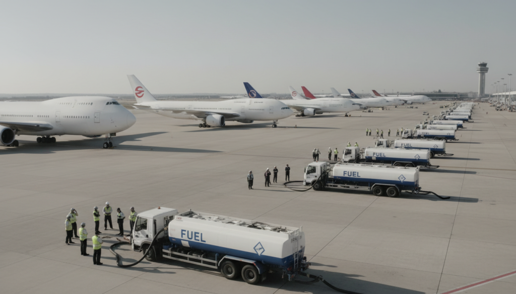découvrez comment la pénurie de kérosène menace les compagnies aériennes et risque de provoquer l'immobilisation prochaine des avions, impactant les voyages et le transport aérien.