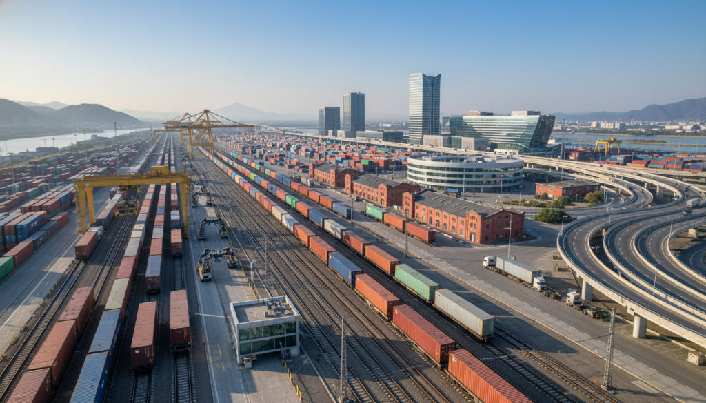 découvrez l'expansion d'un carrefour logistique eurasiatique stratégique, visant à renforcer et dynamiser les échanges de fret entre l'europe et l'asie pour une meilleure connectivité commerciale.