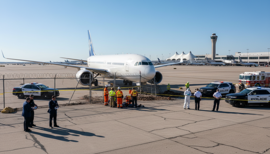découvrez les détails d'un accident insolite à l'aéroport de denver où un piéton a été heurté par un avion. les autorités américaines partagent les résultats de leur enquête.