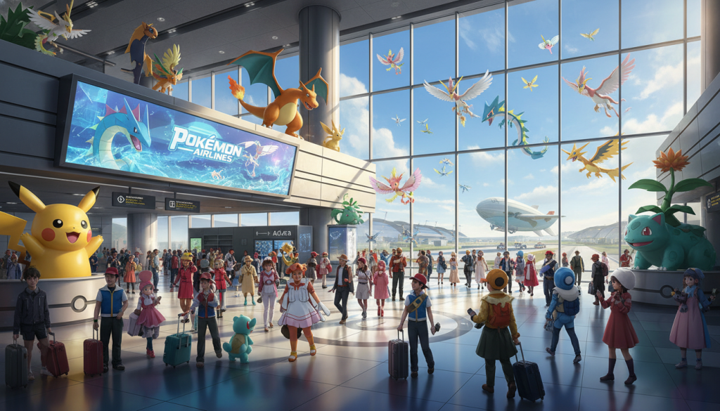 découvrez l'aéroport japonais entièrement dédié à l'univers magique des pokémon, un paradis pour les fans où l'envol devient une aventure unique au cœur des créatures emblématiques.