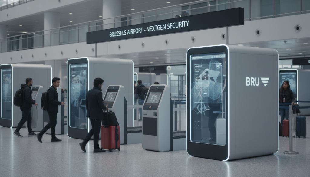 Brussels Airport s&rsquo;équipe de scanners de dernière génération dès 2028 pour une sécurité renforcée