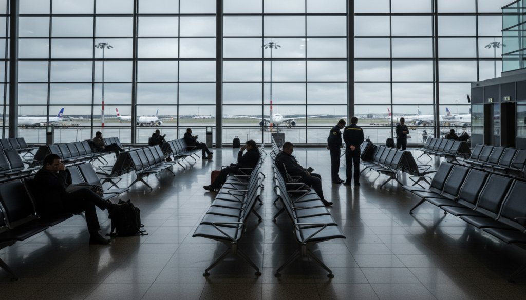 en avril, brussels airport subit une baisse significative de 50 000 voyageurs, impactée par la crise au moyen-orient. analyse des conséquences sur le trafic aérien.