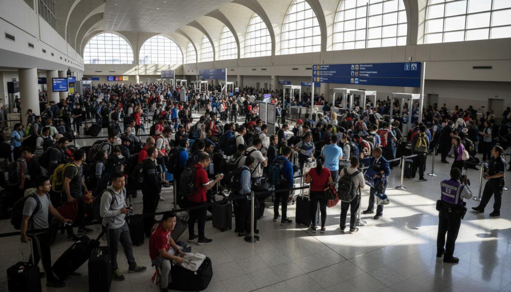 « Je suis perdu » : À l&rsquo;approche du Mondial, l&rsquo;aéroport de Los Angeles demeure un véritable casse-tête et un « enfer » pour les voyageurs