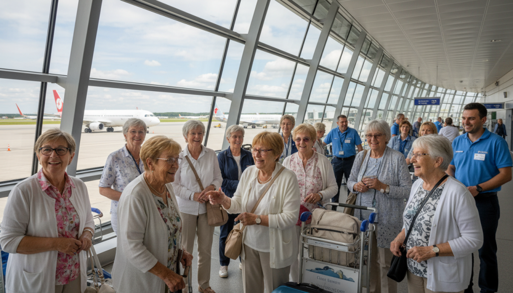 Onet-le-Château : Sortie conviviale des seniors du CCAS à l’aéroport