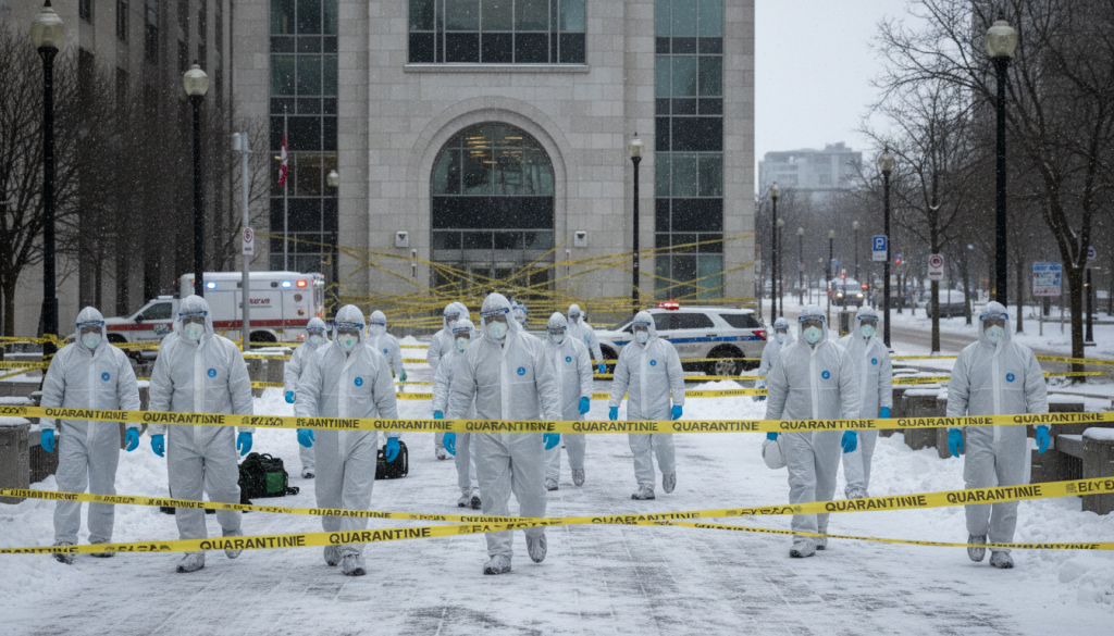 ottawa met en place un isolement de 21 jours afin de ralentir la propagation du virus ebola et protéger la population.