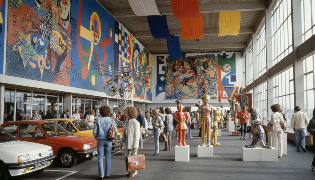 Retour en 1984 : Quand l’aéroport de Bordeaux-Mérignac devenait une véritable galerie d’art