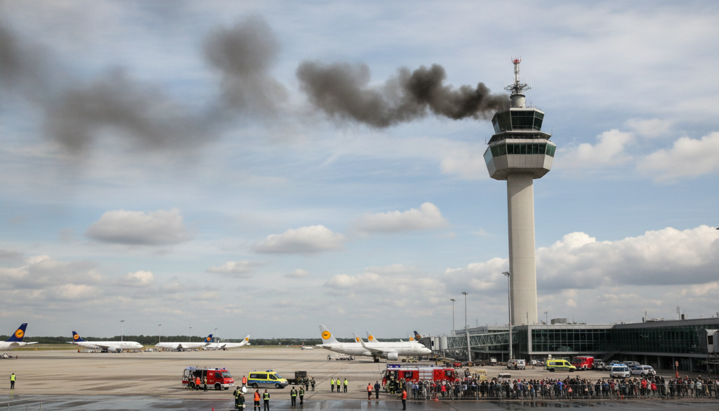 Allemagne : Fumée détectée dans la tour de contrôle de l&rsquo;aéroport de Munich, suspension temporaire du trafic aérien