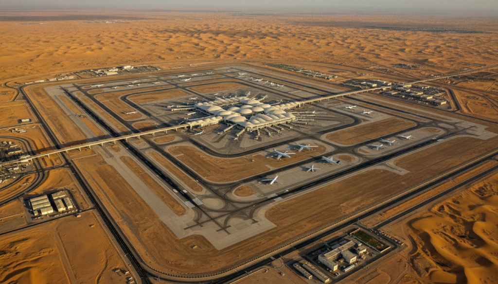 Découvrez le plus grand aéroport du monde, s&rsquo;étendant sur une surface 7 fois supérieure à celle de Paris !