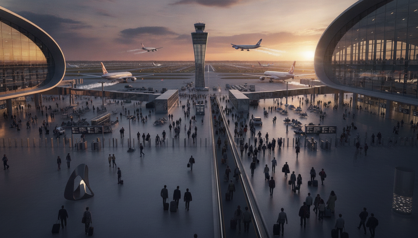 explorez les aéroports les plus fréquentés d'europe et du monde dans notre édition du soir, avec des données actuelles et des analyses approfondies.