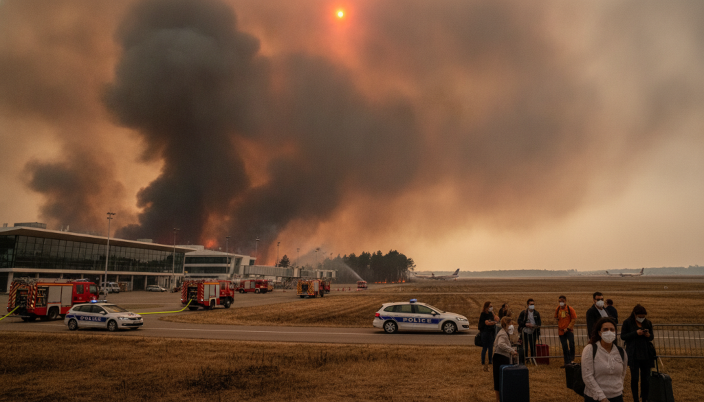 Incendies aux abords de l&rsquo;aéroport de Bordeaux : conseils pratiques pour vos déplacements en toute sécurité