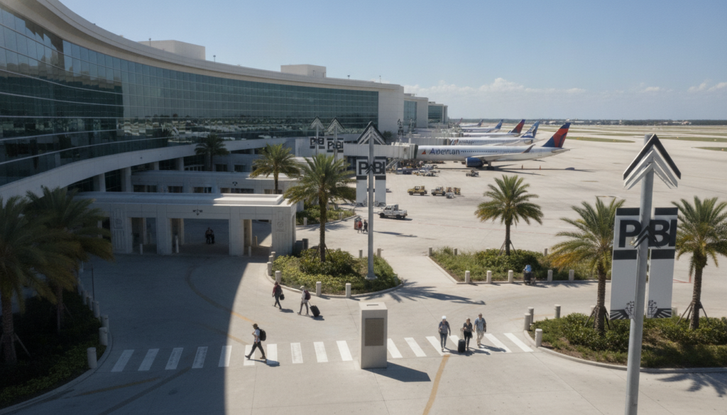 L&rsquo;aéroport de Palm Beach en Floride devient officiellement l’aéroport international &lsquo;President Donald J. Trump&rsquo; : un changement de nom symbolique