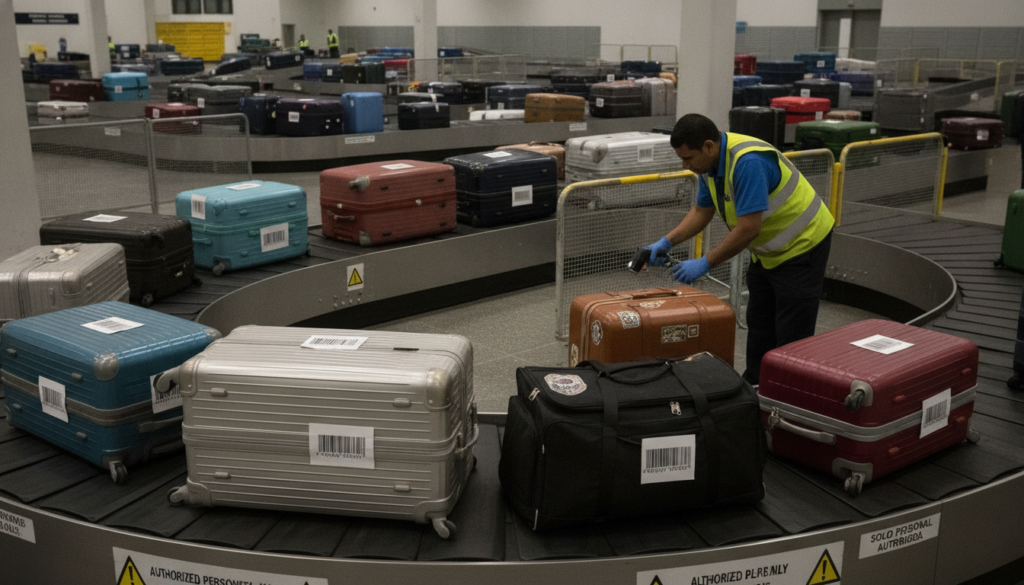 Le fléau des bagagistes à l’aéroport : l’accessoire à bannir absolument sur vos valises