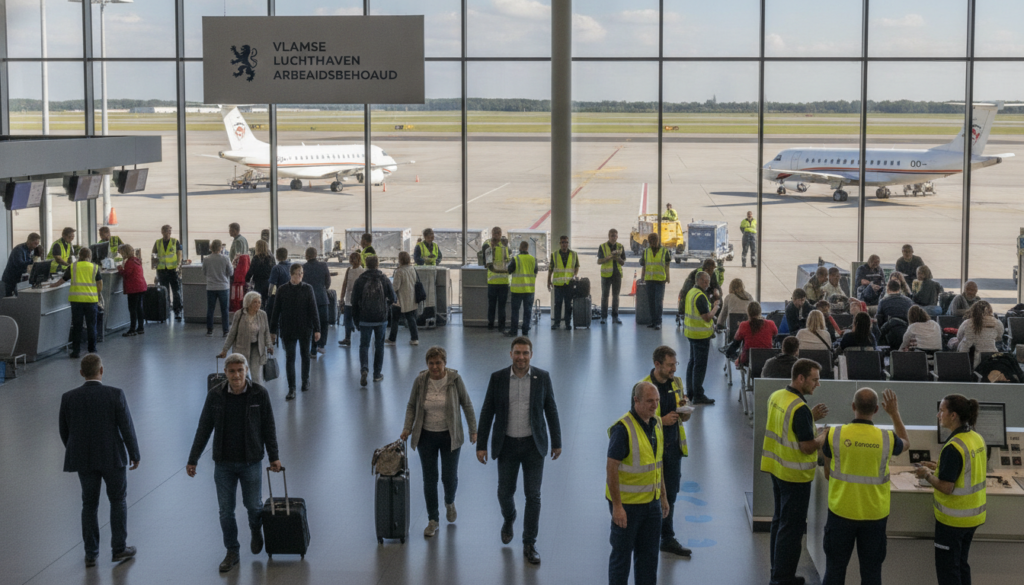 Les aéroports régionaux flamands s&rsquo;engagent à préserver l’emploi malgré la réduction des aides financières