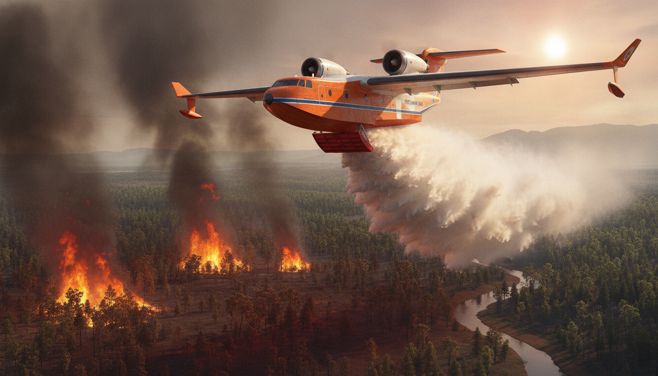 découvrez comment positive aviation révolutionne la lutte contre les incendies en transformant un ancien avion en un bombardier d’eau amphibie innovant, alliant technologie et efficacité.