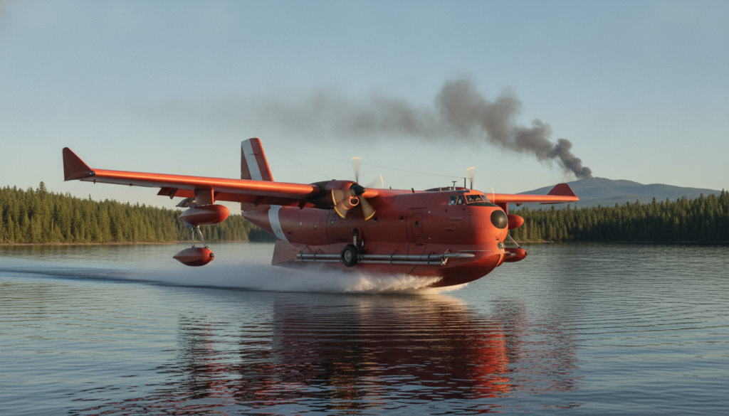 découvrez comment positive aviation transforme un ancien avion en un bombardier d’eau amphibie innovant, combinant technologie avancée et efficacité pour la lutte contre les incendies.