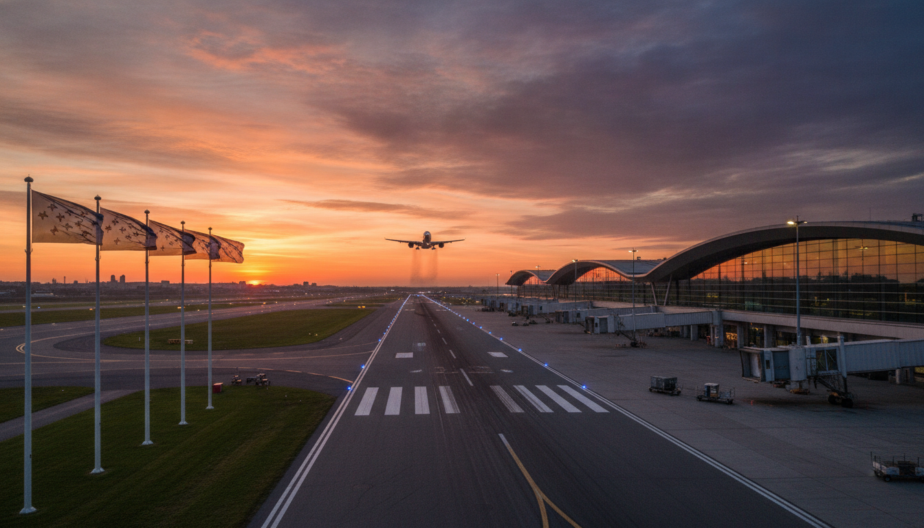 la région bretagne poursuit son soutien au concessionnaire de l'aéroport de brest, assurant le développement et l'amélioration des services aériens locaux pour les années à venir.