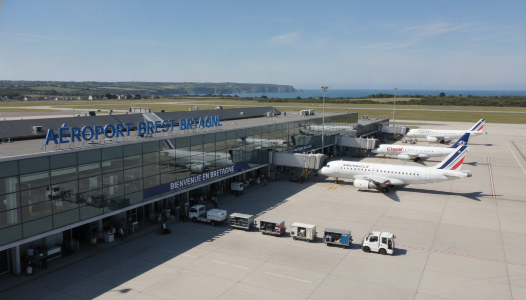 Transport aérien : la Région Bretagne prolonge son soutien au concessionnaire de l&rsquo;aéroport de Brest jusqu&rsquo;en…