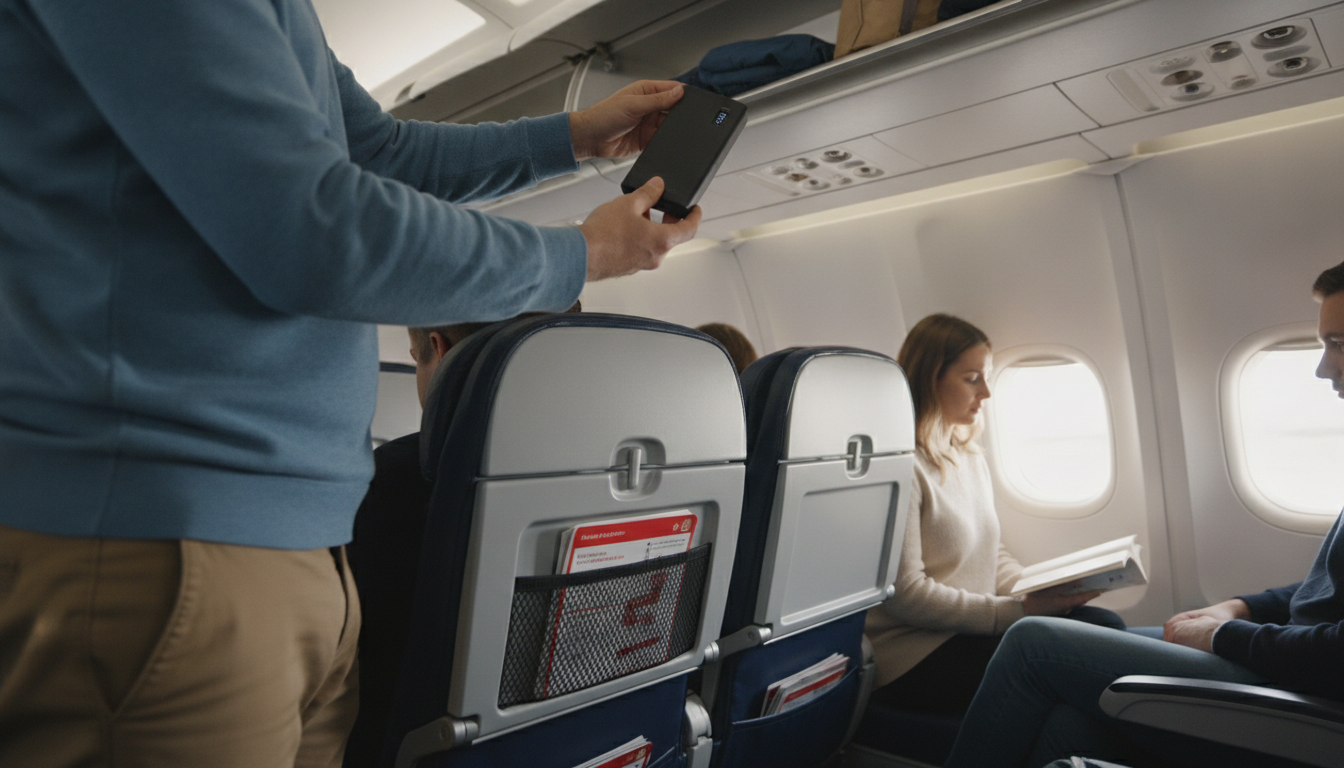 découvrez pourquoi les autorités aériennes recommandent de toujours garder vos batteries externes en cabine lors d'un voyage en avion, pour votre sécurité et celle de tous les passagers.