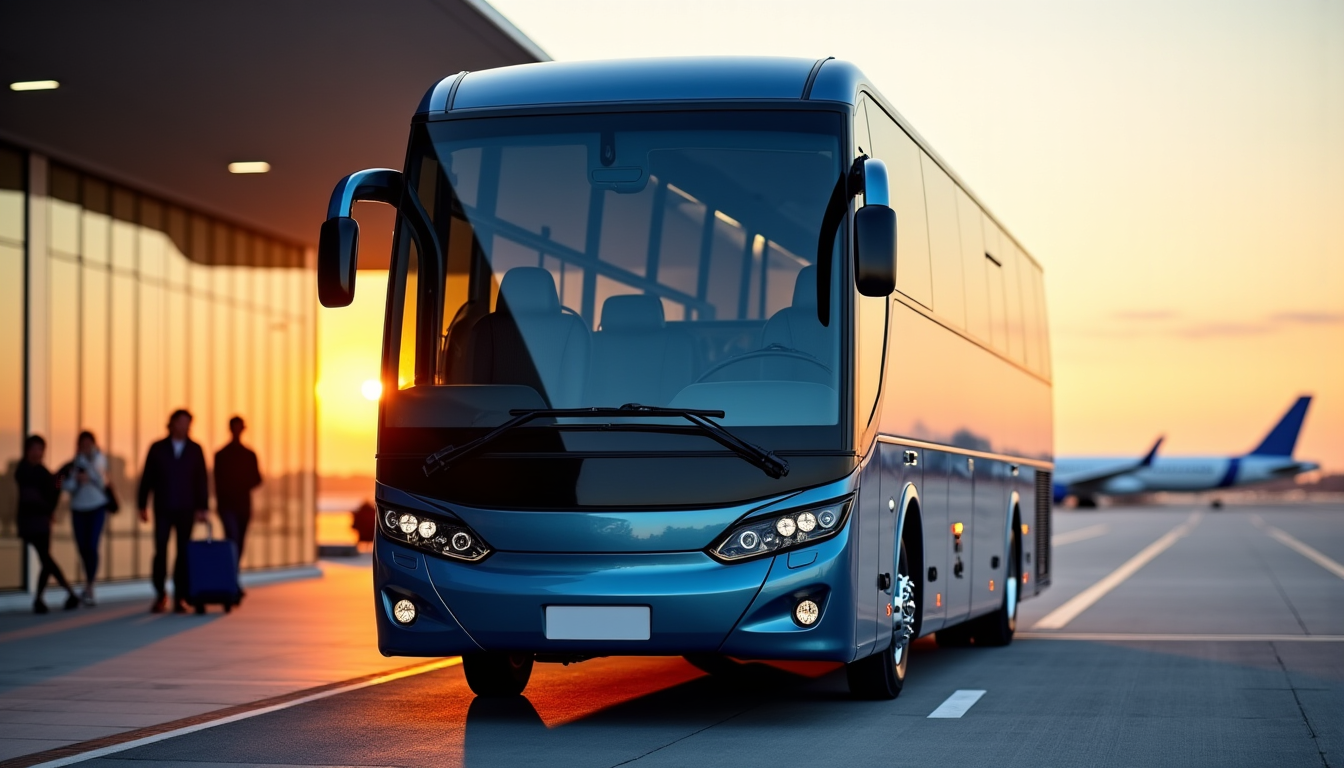 réserver un autocar avec chauffeur pour un transfert aéroport — le processus pour réserver autocar chauffeur pour un