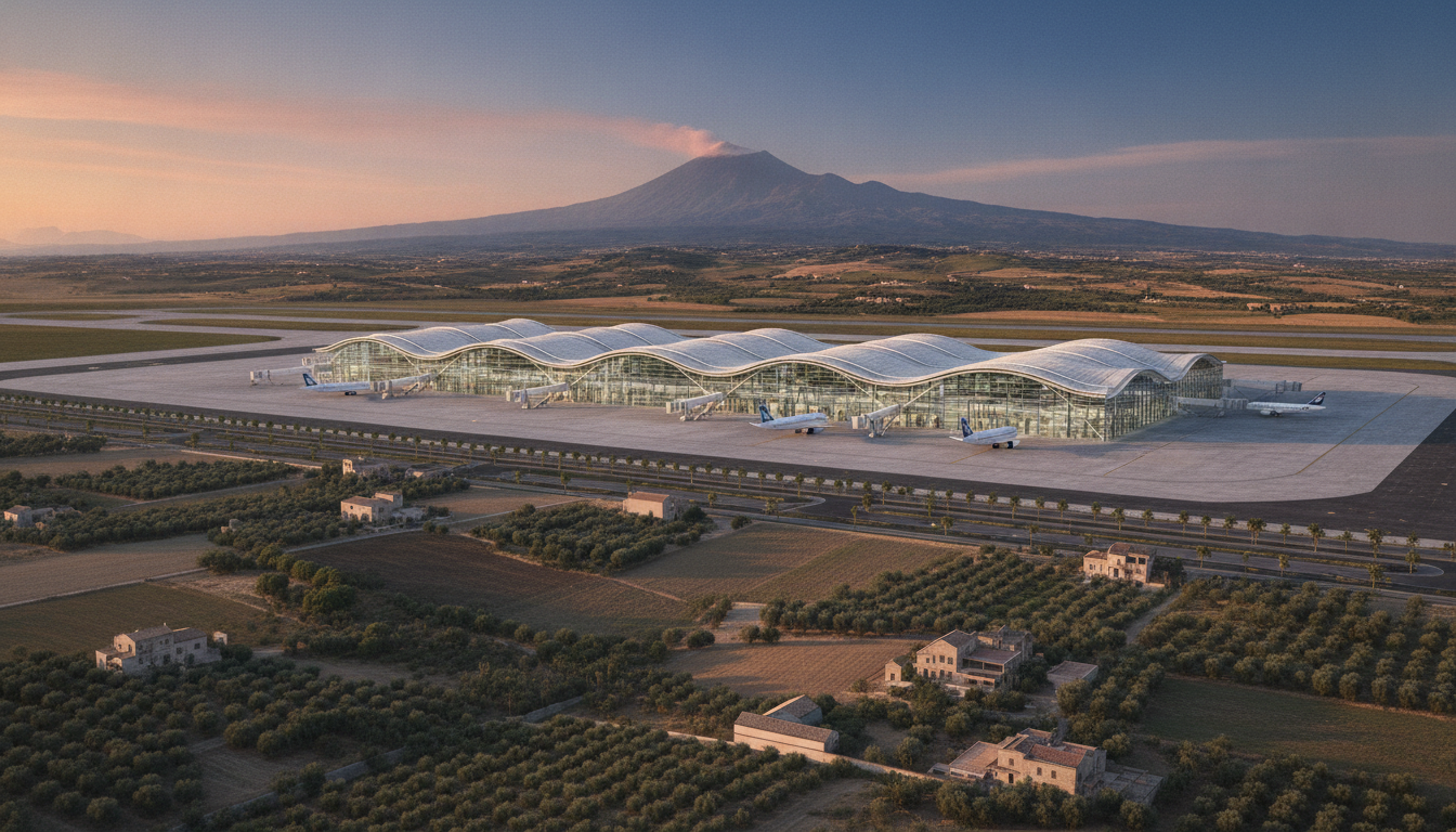 l'aéroport de catane attire l'attention avec adani, vinci et schiphol en compétition pour sa reprise, selon une annonce officielle de la sac.