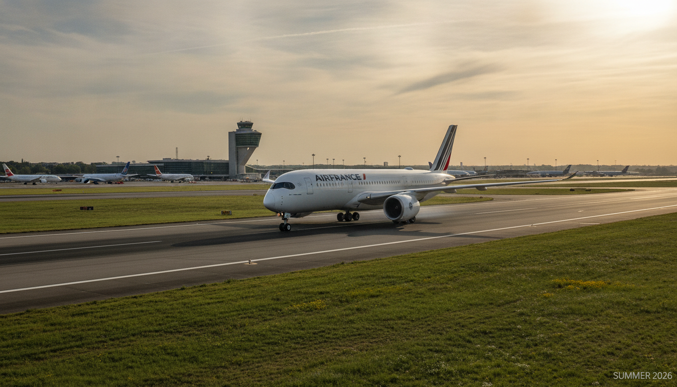 en juillet, le trafic aérien en france connaît une baisse notable, avec les aéroports de roissy et orly particulièrement impactés par cette tendance.