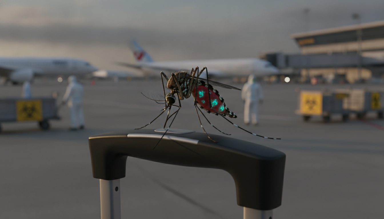 deux décès signalés suite à une piqûre de moustique infecté transporté par avion, déclenchant une alerte sanitaire. informations à suivre pour prévenir tout risque.