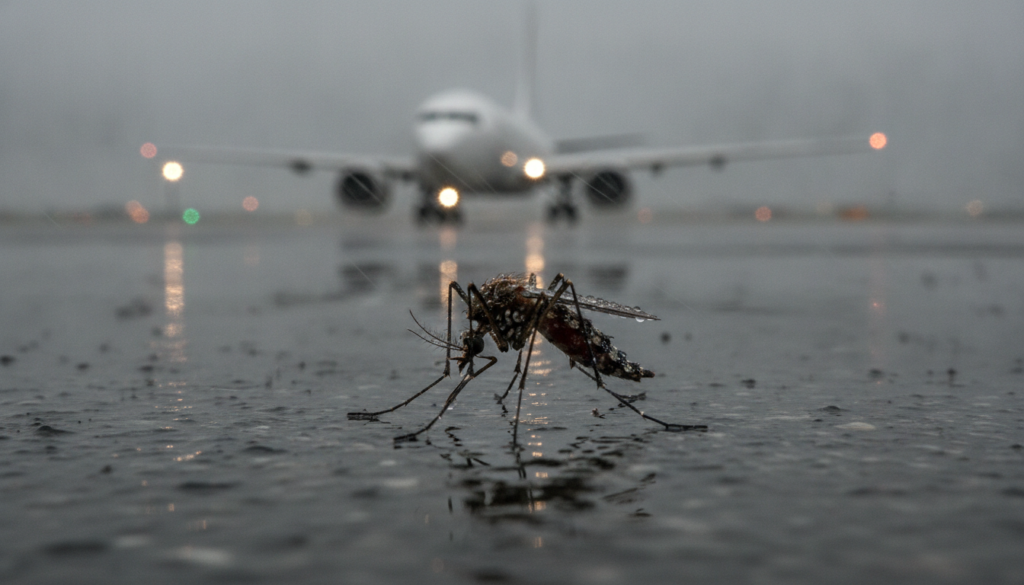 deux décès causés par une piqûre de moustique infecté transporté par avion déclenchent une alerte sanitaire majeure. informez-vous sur les mesures de prévention et la situation actuelle.
