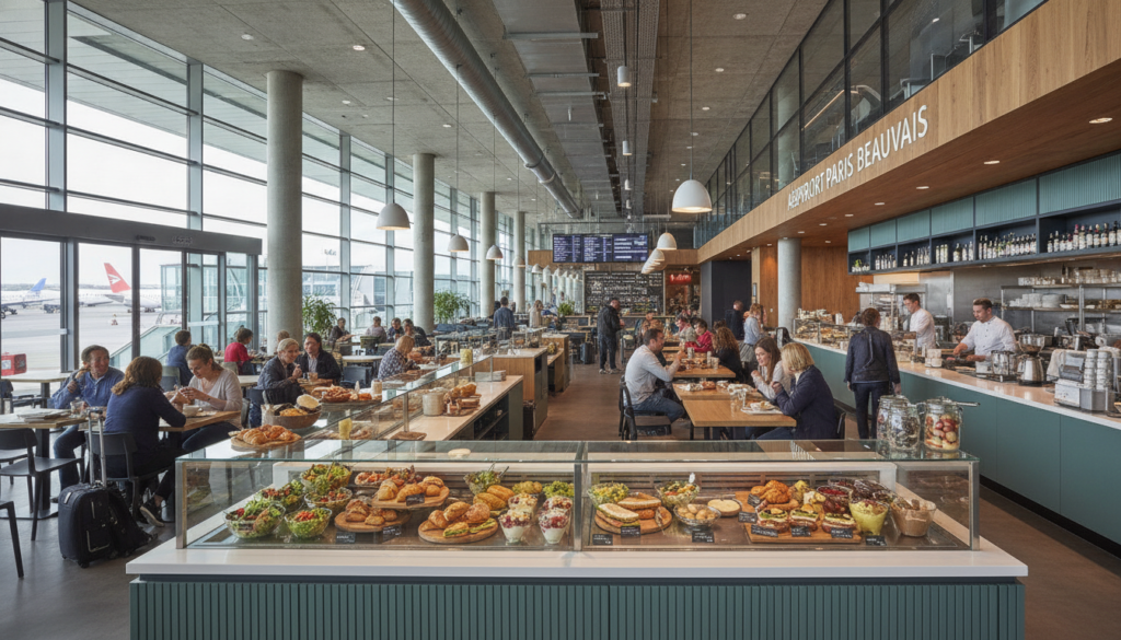 frédéric mouhica (areas) annonce le lancement de deli&cia à l'aéroport de paris-beauvais le 04/08, une nouvelle offre gourmande pour les voyageurs.